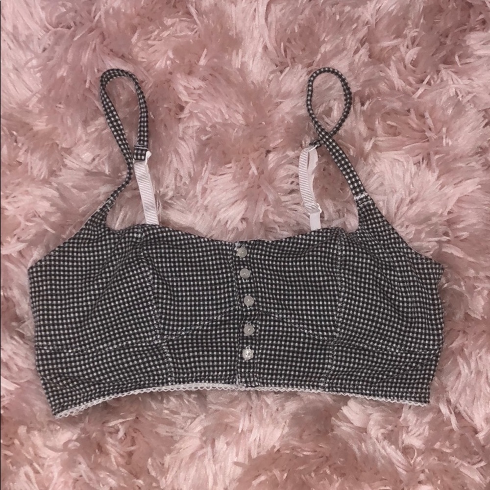 Free people plaid bralette